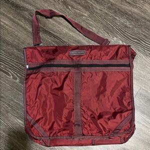 Pierre Cardin Burgundy Men's Travel Bag